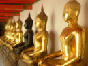 Teach Thailand golden statues