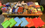 School supplies as part of a Greenheart Service Grant for orphans in Bangkok.